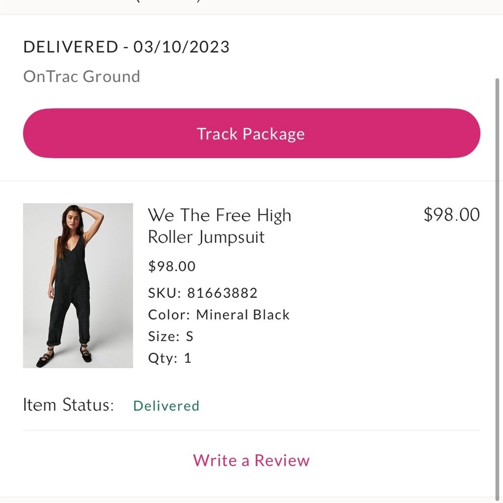 Free People high roller  Jumpsuit